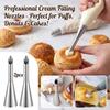Stainless 304 Piping Nozzle Set For, Small Bag Tips for Cream Puffs and Baking