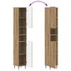 2 Piece Bathroom Cabinet Set ZWOLLE Artisan Oak