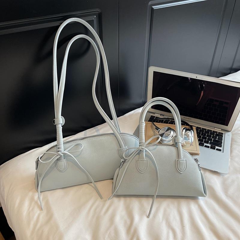 

Новая модная универсальная повседневная сумка с бантом, женская сумка через плечо Small синий