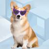 Cute Heart Design Dog Sunglasses PC Lens Wind Sand Dust Proof Protective Eyewears For Pet Walking Running