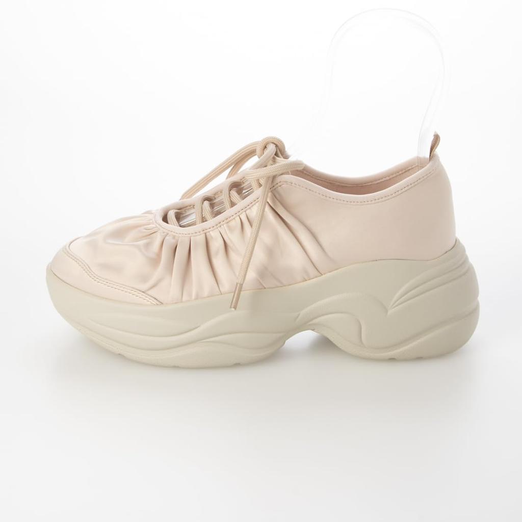 Evol Damen Schnür-Plateau-Sneaker-Stiefel mit Raffungen, Rosa, Klein