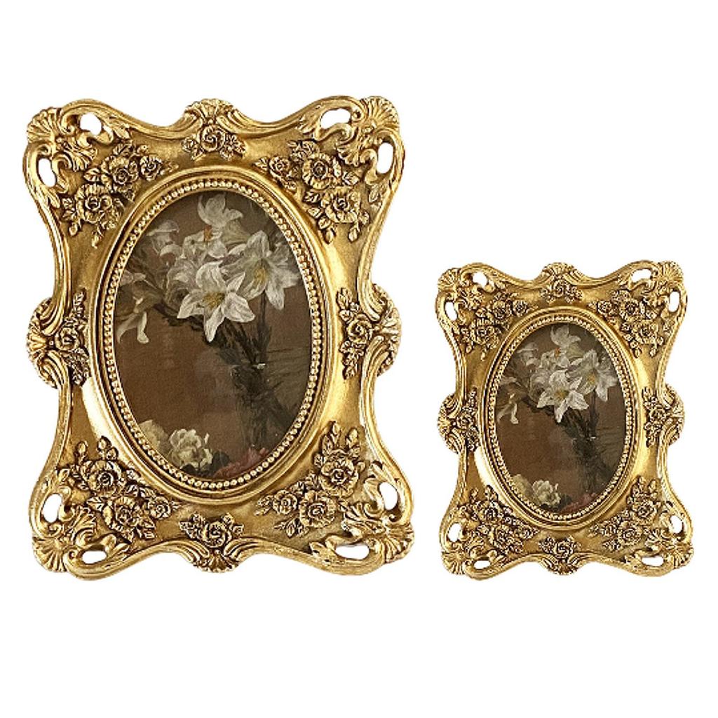 Picture Frame Decorative Photo Display Holder Antique Photo Picture Holder for