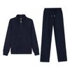 Fashion Stand Collar Half Cardigan Zipper Sport Suit for Women Spring Autumn Casual Sports Outfit Tracksuit for Ladies