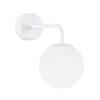 Kinkiet Ścienny Biały Szklana Biała Kula Do Łazienki Przedpokoju 1Xg9 8W Astral Sollux Lighting