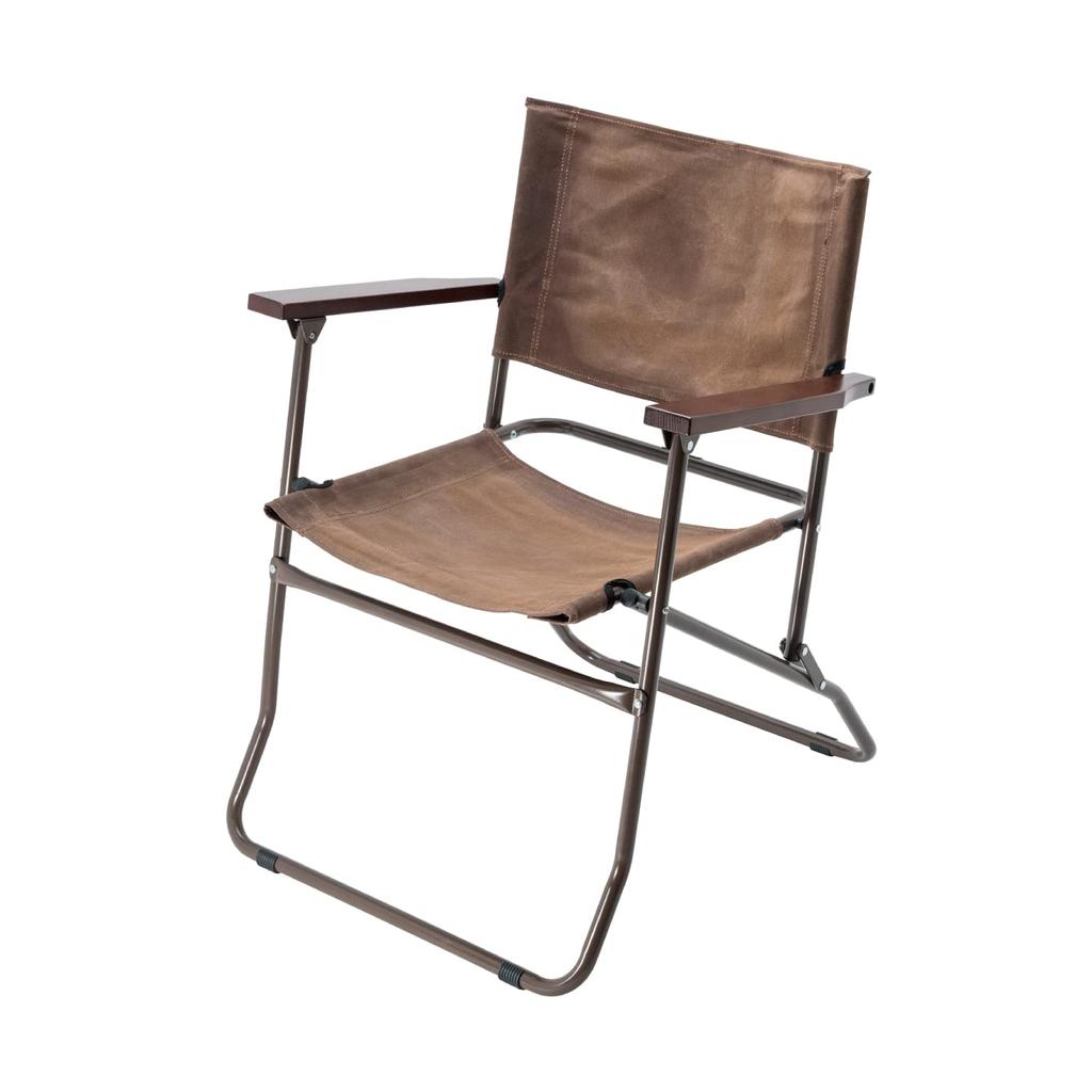 MIKAN WAXED CANVAS ROVER CHAIR HIGH Waxed Canvas Rover Chair High Dark Brown