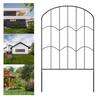 Garden Fence Panel Picket Edging Section Panels Metal Coated Animal Barrier for Wedding Prop Outdoor Backyard Porch Restaurant