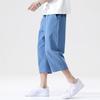 Summer Casual Linen Short Pants Cotton Straight Men's Lightweight Shorts Beach Short Pants