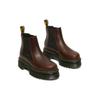 (WMNS) Dr. Martens Audrick Brando Leather Platform Chelsea Boots 'Brown' Women's 27820211