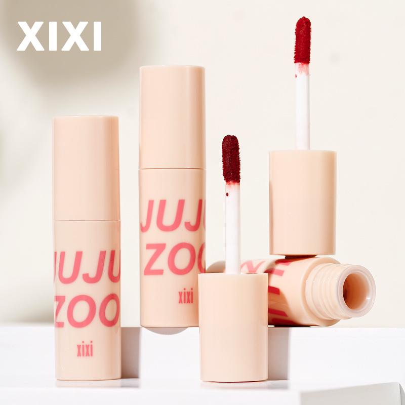 XiXi Dusk Cloud: Pigmented Matte Lip Mud with Silky Texture - Easy Application, Whitening Effect, Enhances Complexion for Students