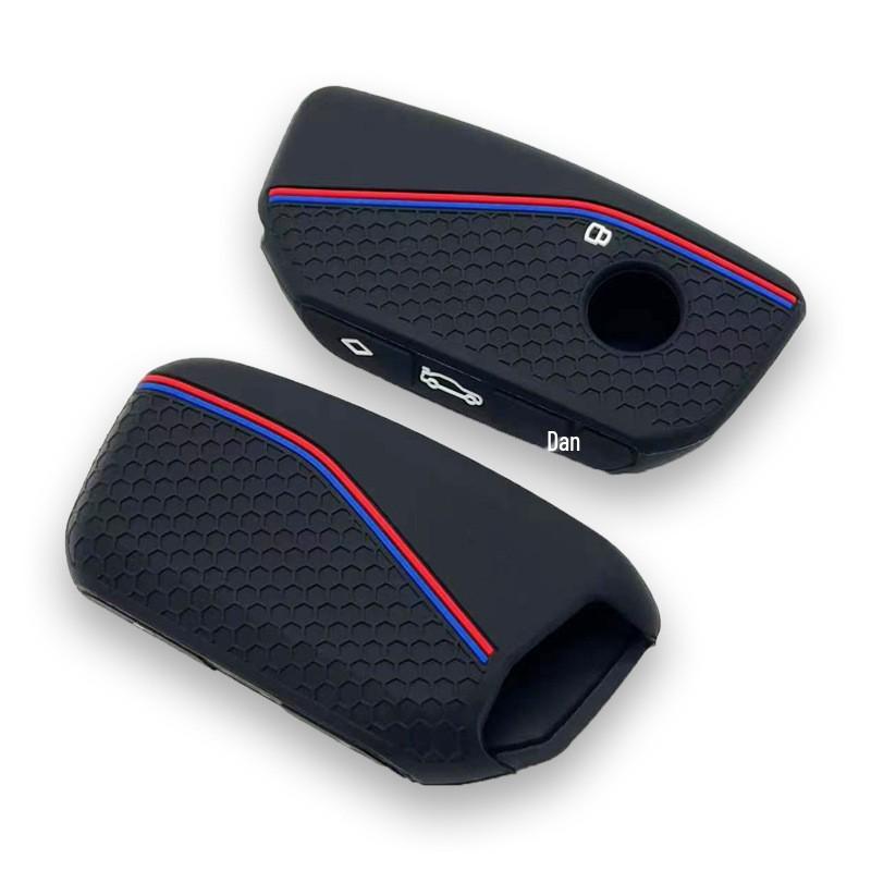 BMW 2024 X7 Silicone Key Fob Cover for 735li/740li - Full Coverage Remote Protection