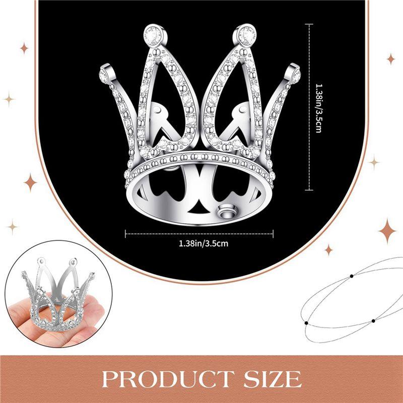 BAAJ-24Pcs Crown Cake Topper Mini Baby Crown Queen Crown Small Princess Headpiece Cake Decoration For Baby Shower Decor