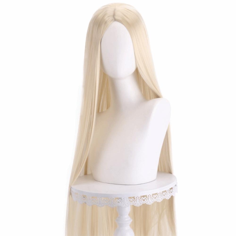 100cm Anime Cosplay Wigs Centre Parting Straight Hairpiece Long Straight Cosplay Wig  Party
