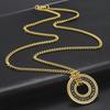 Dreamtimes Shema Yisrael Necklace Je Prayer Hear O Necklace Stainless Steel Hebrew Pendant Religious Vintage Jewelry for Men