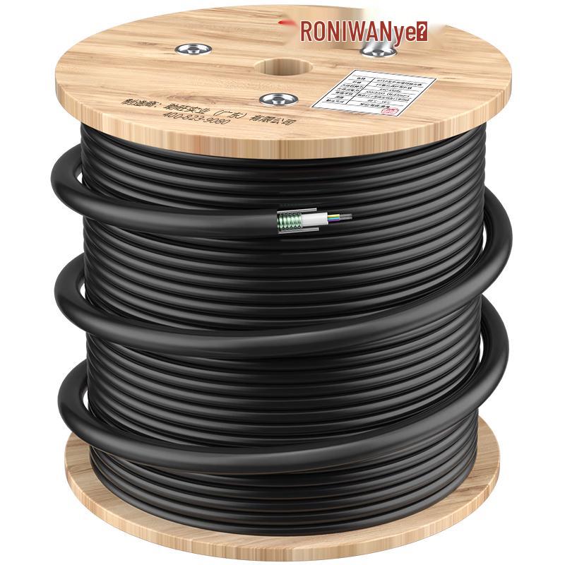 

ZONWAN Outdoor 4-Core Armored Single-Mode Fiber Optic Cable
