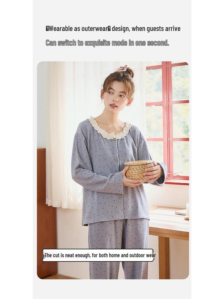 Women's Velvet Pajama Set - Thick, Sweet, and Cozy for Fall/Winter 2025