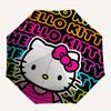 Hello Kitty,Character Design Automatic opening and closing folding umbrella with 8 rib frame and compact travel design,perfect for all occ