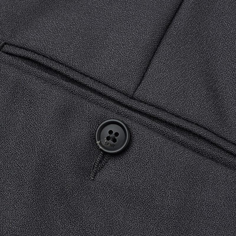 Baoxiniao Men's Slim-Fit Wool Blend Formal Trousers EBD243232