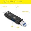 5 In 1 USB 3.0 Type-C Micro OTG TF Micro Security Digital Card Reader Adapter
