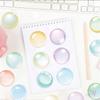 50Pcs/Set Watercolor Bubbles PET Stickers Waterproof DIY Fashion Doodle Decals Stickers