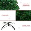 Artificial Christmas Tree 150 cm with Fiber Optic Artificial Fir Tree with LED Lighting
