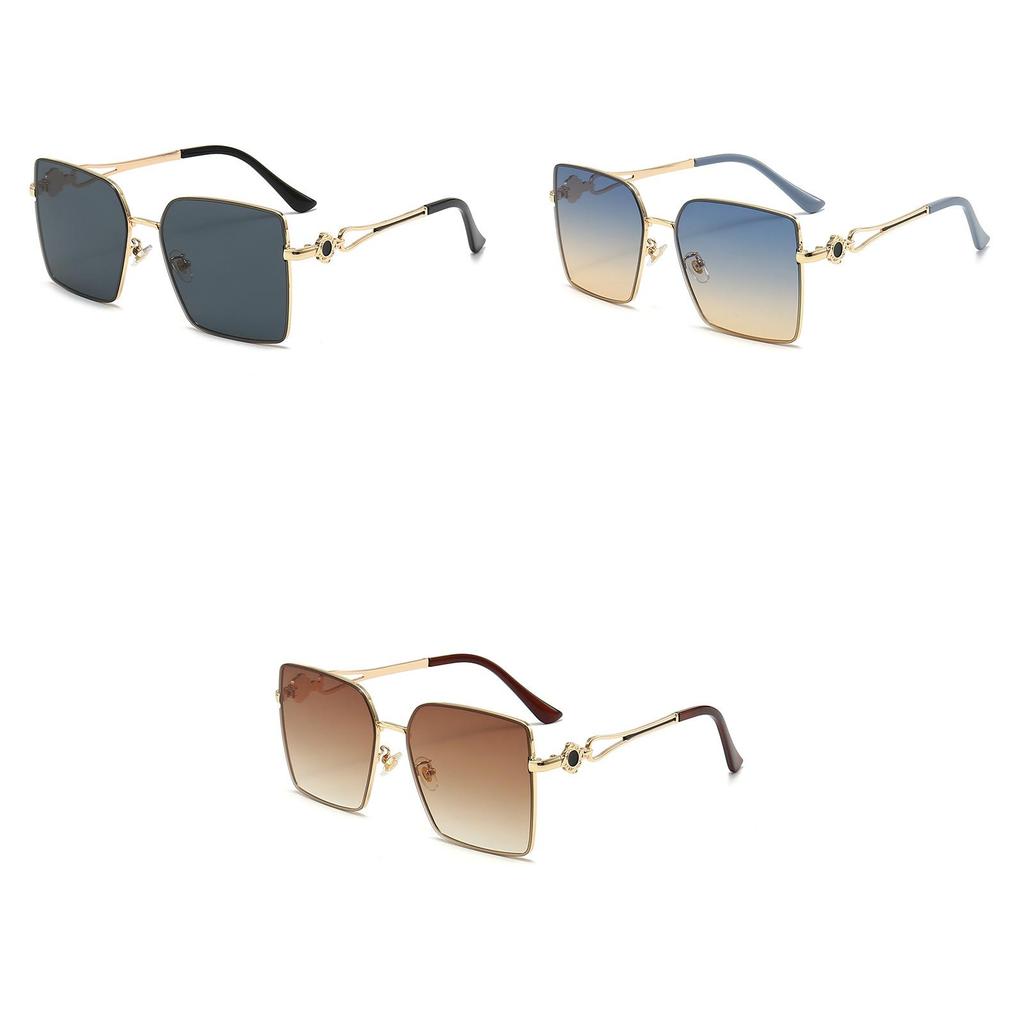 Stylish Stryle Square Frame Sunglasses For Women Summer Outdoor Protection Sun