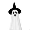 Illuminated Ghostly Figure Halloween Decoration for Outdoor Parties