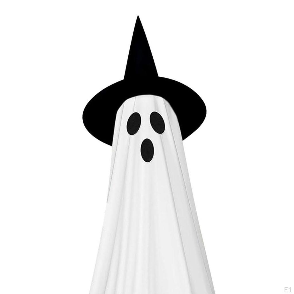 Illuminated Ghostly Figure Halloween Decoration for Outdoor Parties