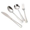 1010 Stainless Steel Western Cutlery Set: Knife, Fork, Spoon, Dessert & Coffee Spoon, Steak Knife.