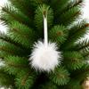 Christmas Decorations With Long Furry Balls