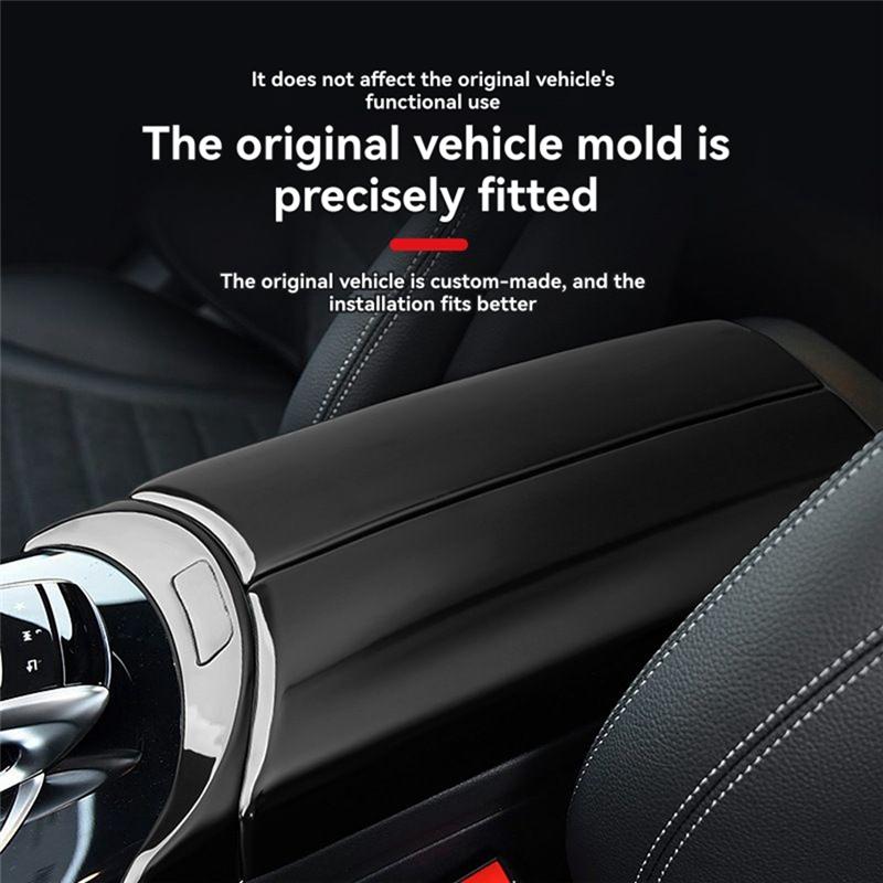 

Car Armrest Box Cover Interior Trim For Mercedes Benz C 180 260 GLC260L 300L Center Armrest Box Cover Trim
