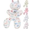 Stroller Seat Liner, Breathable 3D Mesh Cushion, Washable, Cooling, Quick-Drying, Suitable for Babies, Newborns, Car Seats, and Baby Chairs, Lightweig