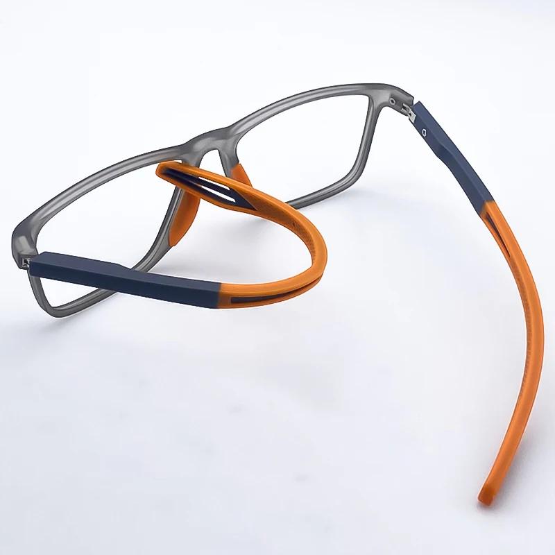 TR90 Sport Myopia Glasses Men Ultralight Anti Blue Light Prescription Eye Glasses Women Nearsighted Eyewear 0 -1.5 -2.0 To -6.0