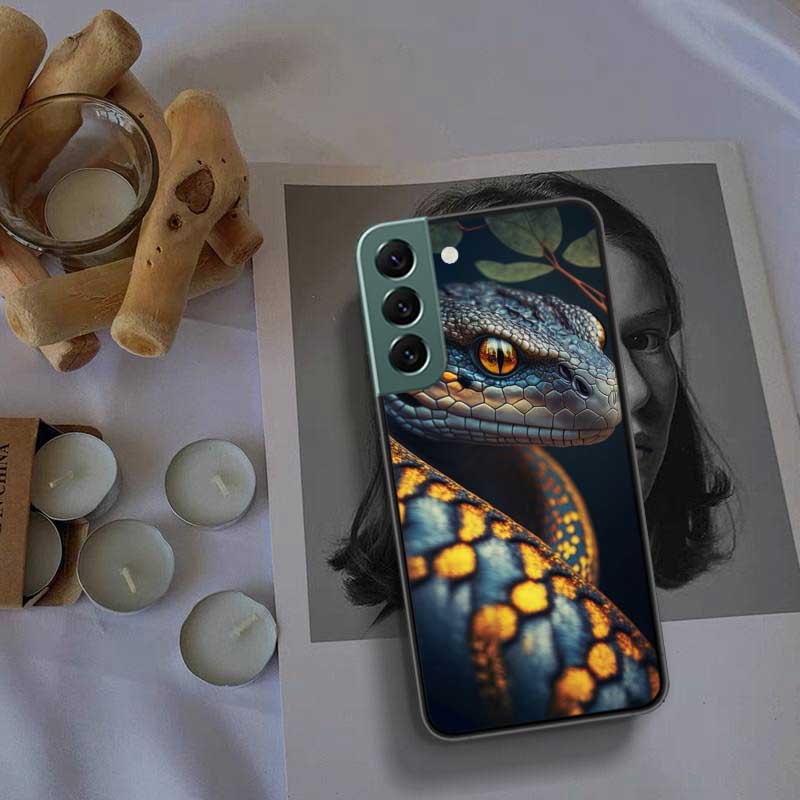 Forest Vipers And Pythons Phone Case For Samsung Galaxy S22 S25 Ultra S21 S10 Plus S26 Edge S20 S23 S24 FE Cover Silicone So