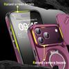 Case For iPhone 18 17 16 14 13 12 15 Pro Max Plus 16e 17e Air Armor Slide Camera Ring Magnetic Stand Shockproof Phone Funda
