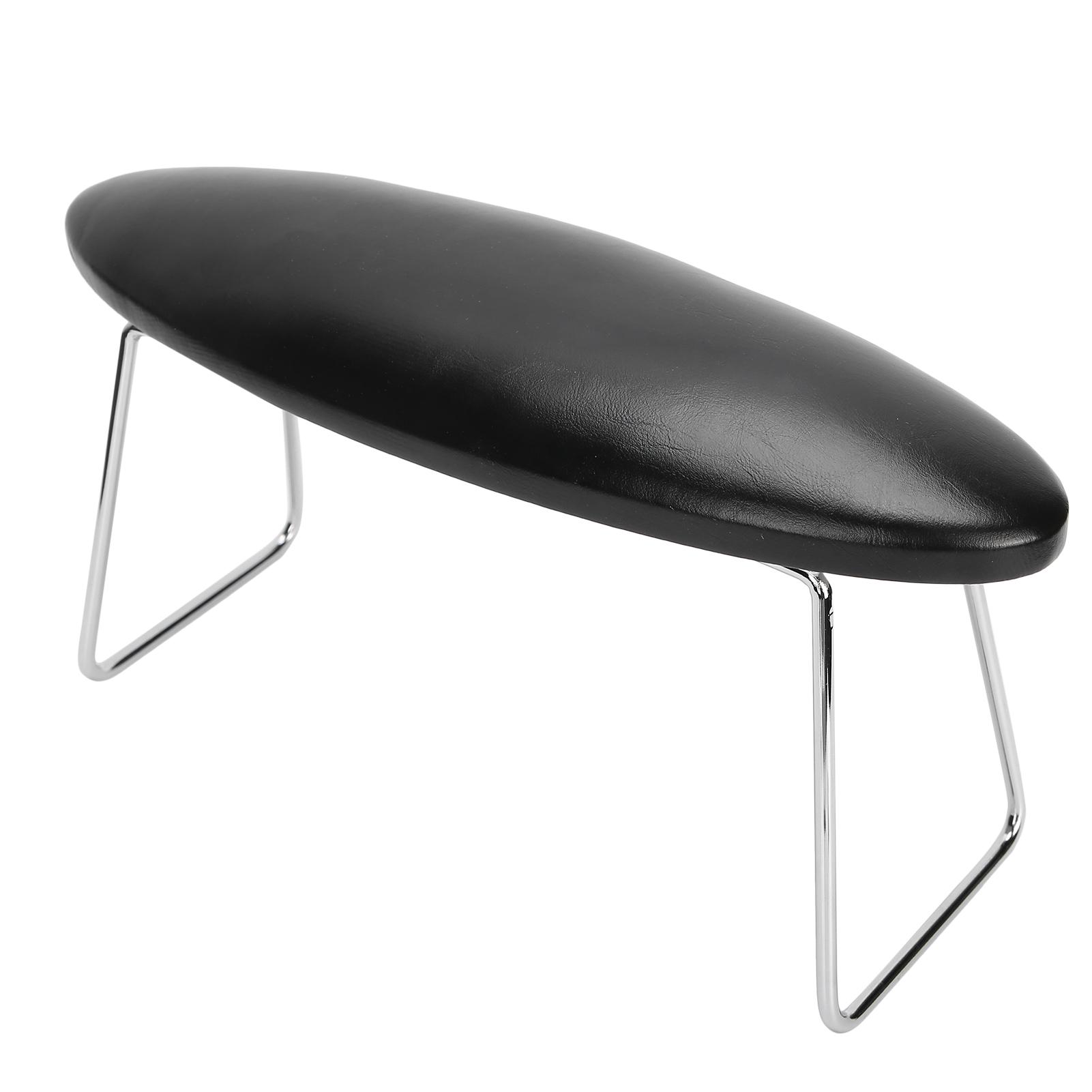 

Подушка для рук из микрофибры и искусственной кожи для маникюрного салона, моющаяся, подушка для рук, розовая чёрный