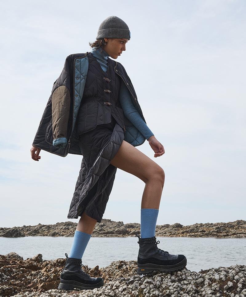 Nuke Jupiter Aero Snap Padding Wrap Skirt_Women [Black]