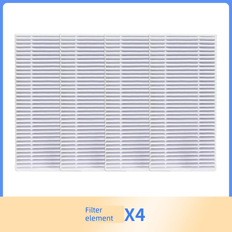 Suitable for Midea W20 W20pro Sweeping Robot Crawler Mop Filter Element Rolling Side Brush Rag Bracket Accessories
