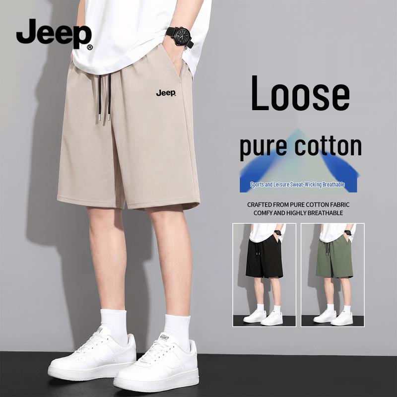JEEP Men s Summer Sports & Beach Five-Point Shorts 4XL