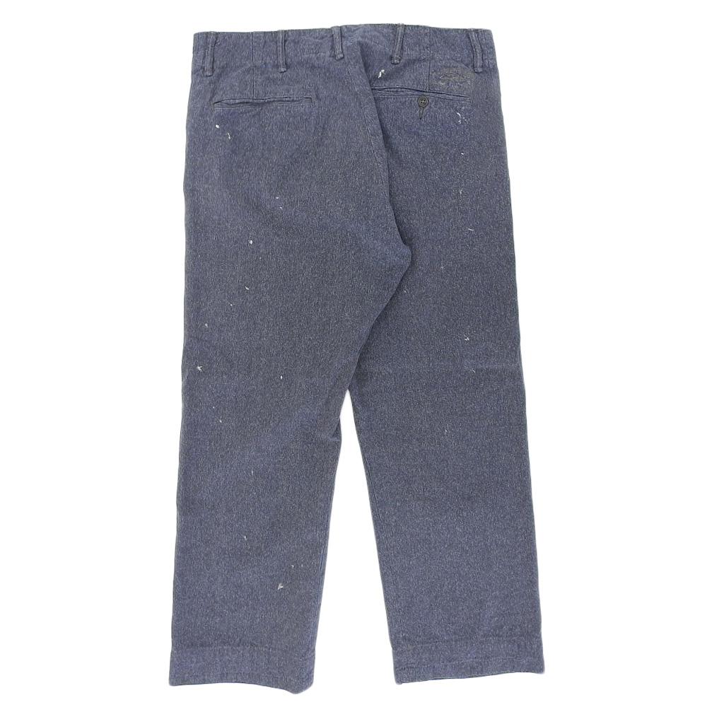 RRL Repaired Jaspe Field Chino Pants, Men's, Indigo, Size 32x30 Bottoms 32x30 IndigoUsed