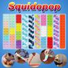 Ventuză Pat Pat Foaie de silicon Squidopop Fidget Toy Copii Stres Relief Spremere Antistres Moale Squishy Jucărie
