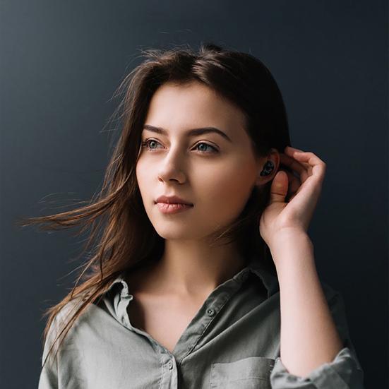 Bluetooth-kompatibel Kopfhörer Mini In-ear-freisprecheinrichtung Binaural Komfortable Noise Reduction mit Mic Sport Stereo