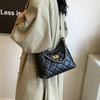 IELGY Ladies Messenger Bag Rhombus Shoulder Casual All-Match Underarm Bag