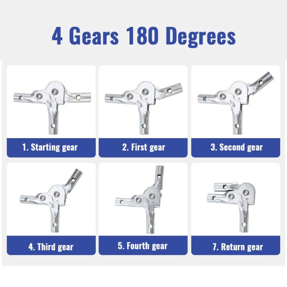 4/5 Gears  Adjustable Sofa Angle Adjuster Joint Steel Chair Hinge Jig  For Chair/Sofa