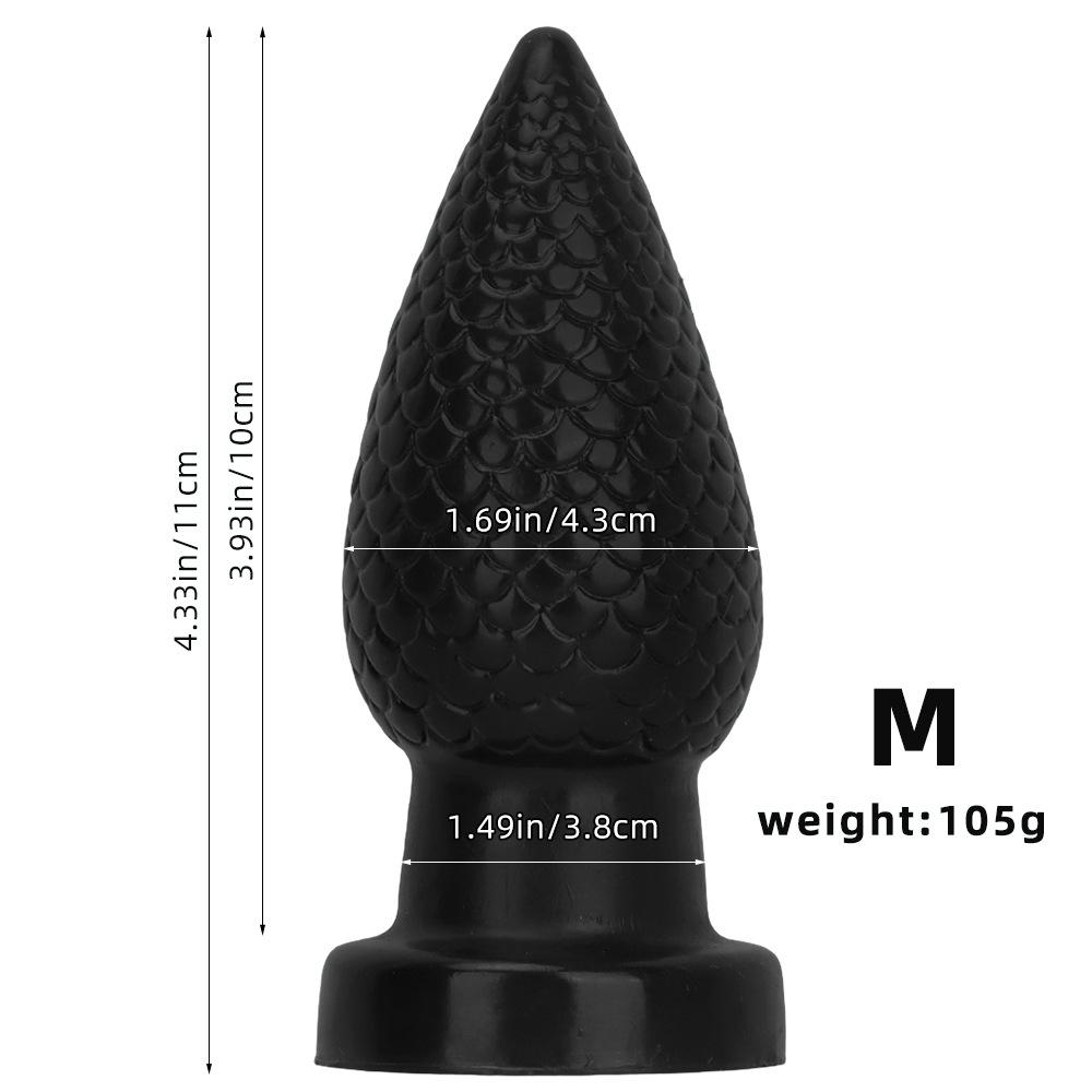 Liquid Silicone Dragon Anal Plug Large Dildo Butt Expander Fisting Toy for Men and Women