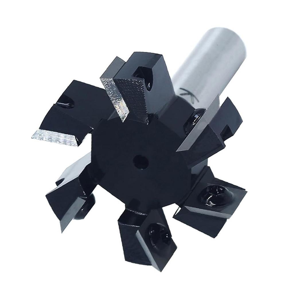 Furniture Production 50.8mm 2in Milling Cutter Shank Insert High-speed Machining Compatibility Six-flute Design