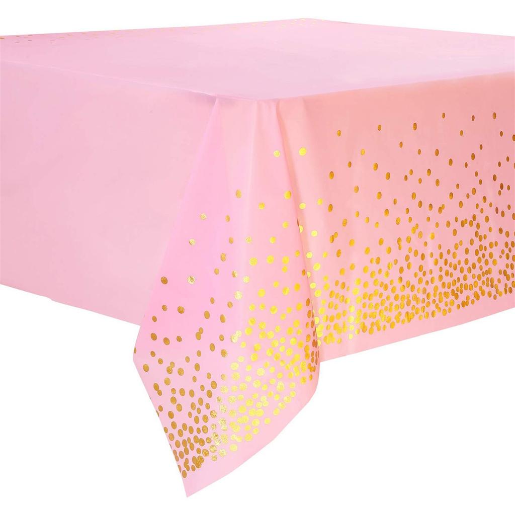 Gold Disposable Tablecloths, Plastic Tablecloths,  Tablecloths