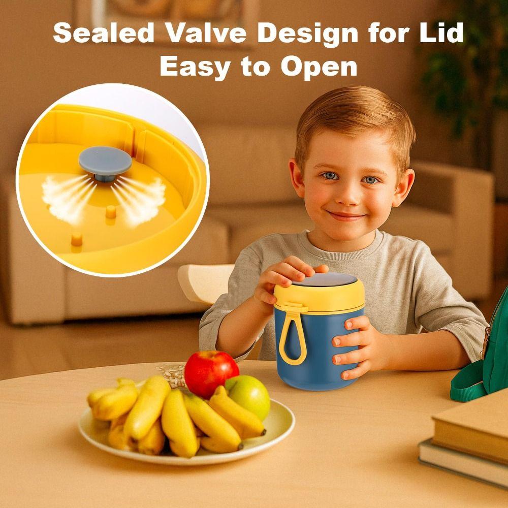 Leak-Proof Stainless Steel Lunch Box Portable Vacuum Cup Soup Cup Thermal Soup Container Picnics