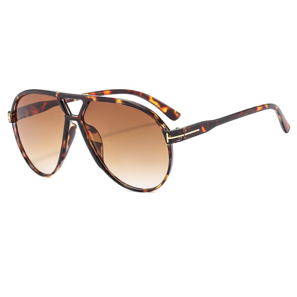 Men's Retro Double-Beam UV Protection Sunglasses for Outdoor and Driving