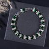 Elegant Women'S Jewelry Set - Vintage-Inspired Necklace, Ring, Earrings & Bracelet With White Golden Plating - Perfect Gift