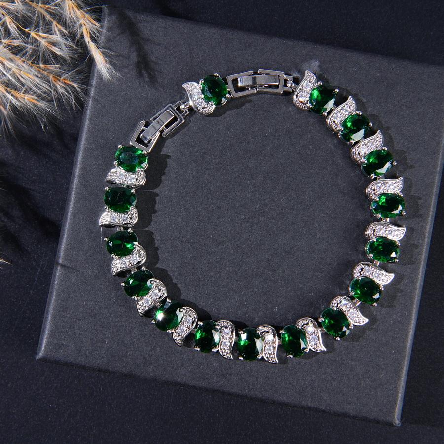 Elegant Women'S Jewelry Set - Vintage-Inspired Necklace, Ring, Earrings & Bracelet With White Golden Plating - Perfect Gift